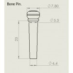 Bridge Pin Bone 3 degree